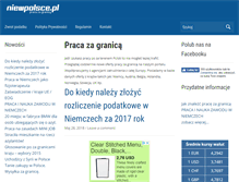 Tablet Screenshot of niewpolsce.pl